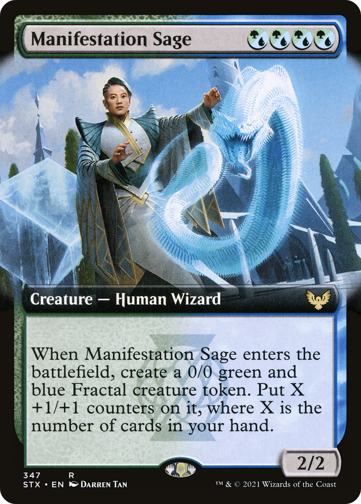 Manifestation Sage (Extended Art) (STX-347) [Strixhaven: School of Mages]