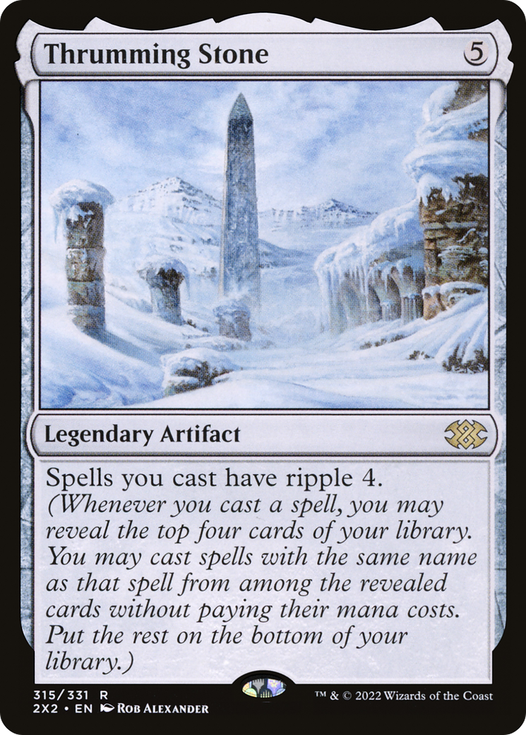 Thrumming Stone (2X2-315) [Double Masters 2022] Foil