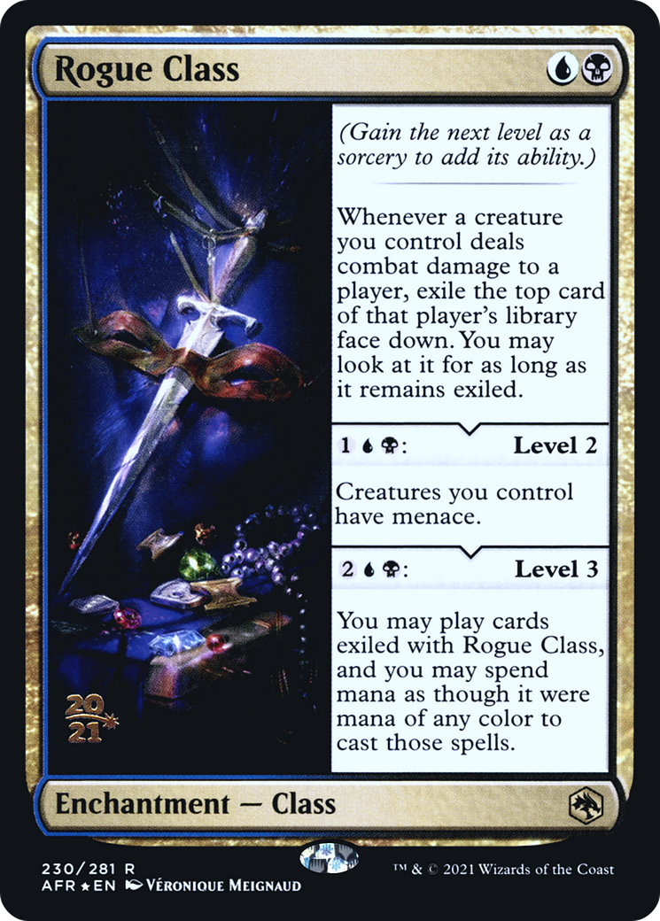 Rogue Class (PRE-230S) [Adventures in the Forgotten Realms Promos] Foil