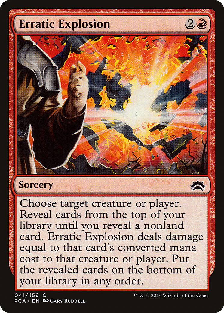 Erratic Explosion (PCA-041) [Planechase Anthology]