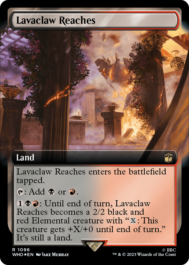 Lavaclaw Reaches (WHO-1096) [Doctor Who]: (Extended Art) Foil