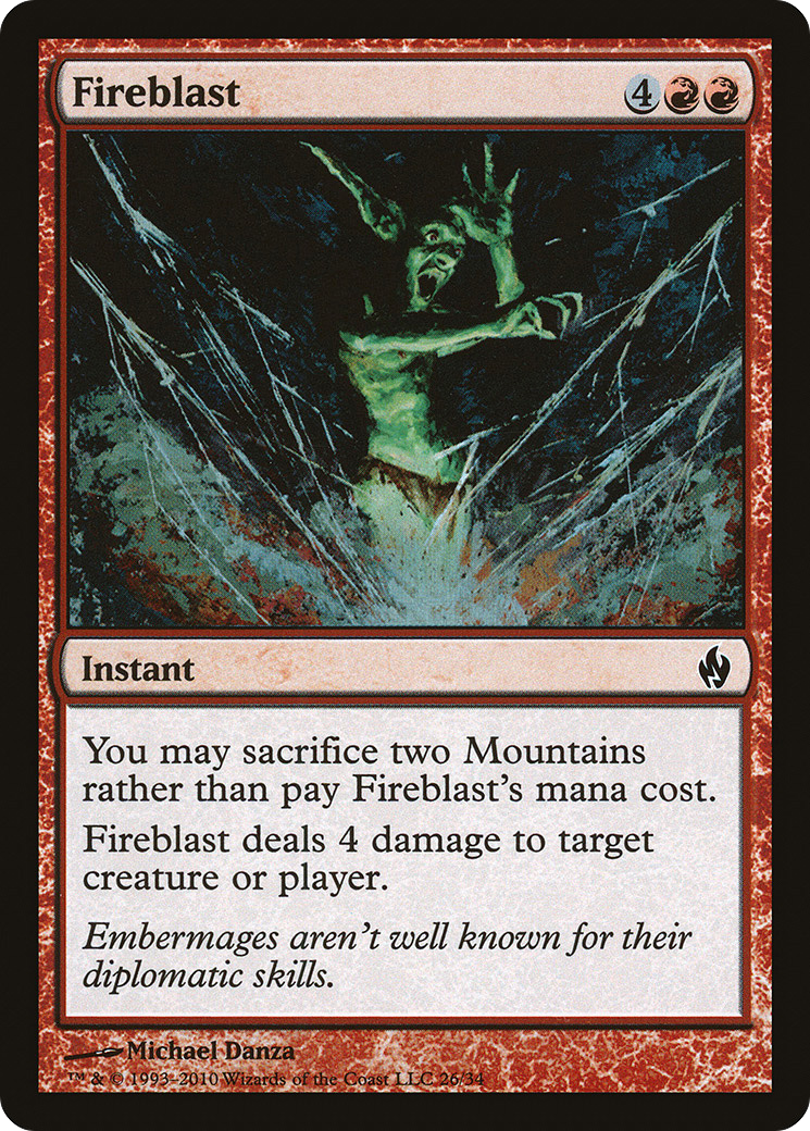 Fireblast (PD2-026) [Premium Deck Series: Fire and Lightning] Foil