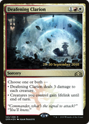 Deafening Clarion (PRE-165S) [Guilds of Ravnica Promos] Foil