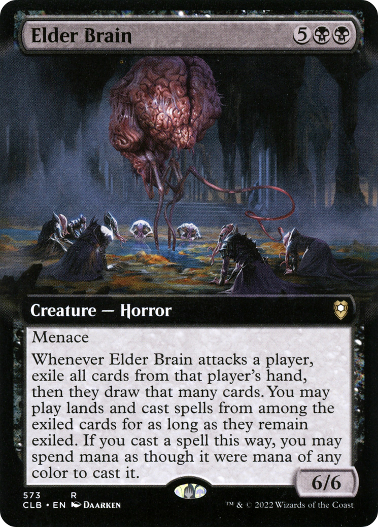 Elder Brain (Extended Art) (CLB-573) [Commander Legends: Battle for Baldur's Gate]