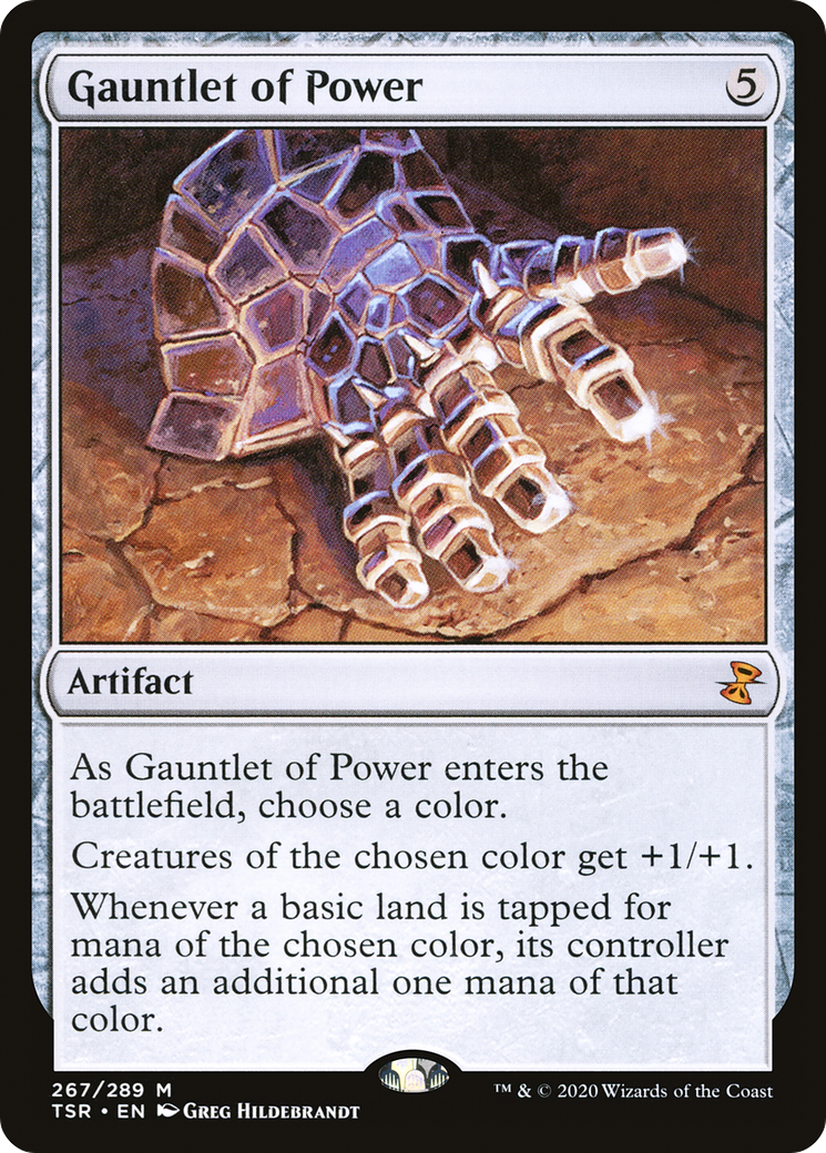 Gauntlet of Power (TSR-267) [Time Spiral Remastered] Foil
