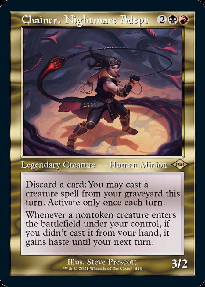 Chainer, Nightmare Adept (MH2-419) [Modern Horizons 2]