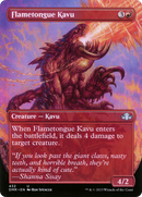 Flametongue Kavu (DMR-432) [Dominaria Remastered] (Borderless) Foil