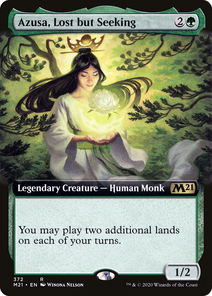 Azusa, Lost but Seeking (Extended Art) (M21-372) [Core Set 2021]