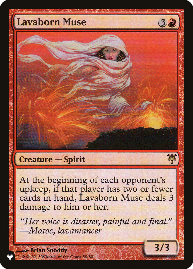 Lavaborn Muse (LIST-DDK-50) [The List]