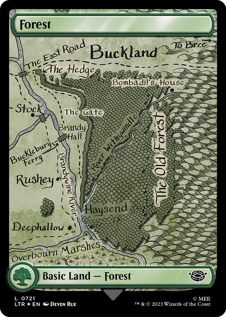 Forest (LTR-721) (Surge Foil) [The Lord of the Rings: Tales of Middle-earth] Foil