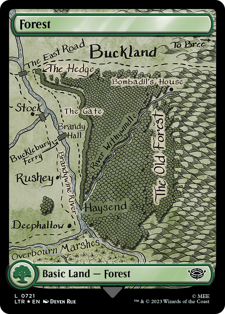 Forest (LTR-721) [The Lord of the Rings: Tales of Middle-earth] Foil