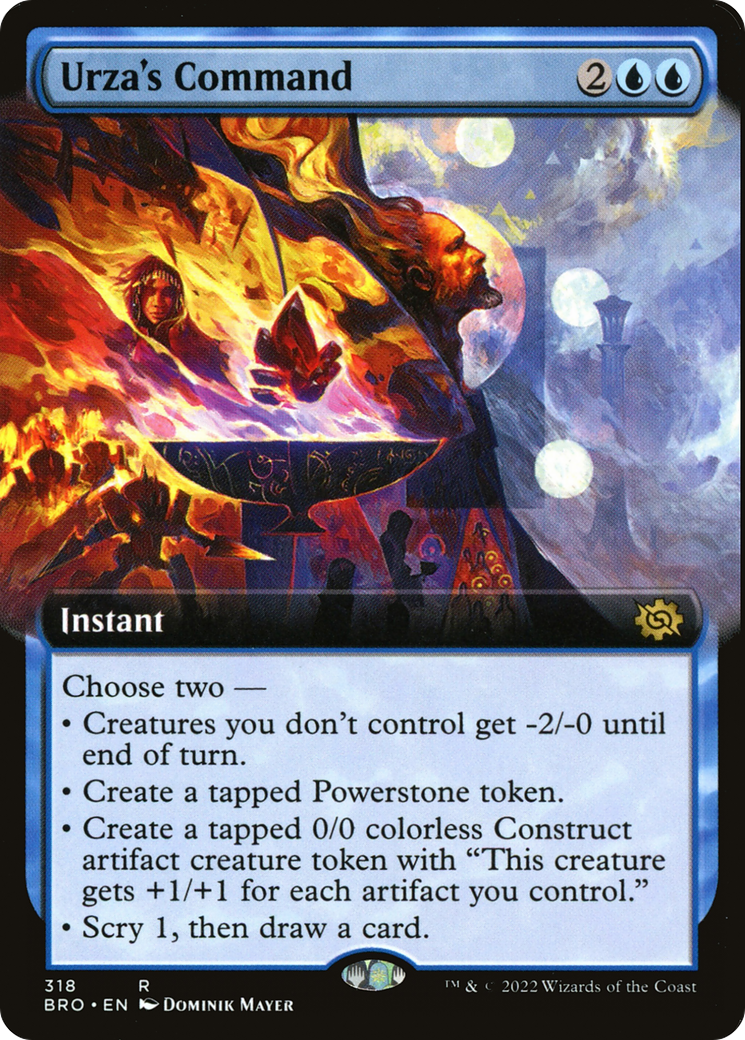 Urza's Command (Extended Art) (BRO-318) [The Brothers' War]
