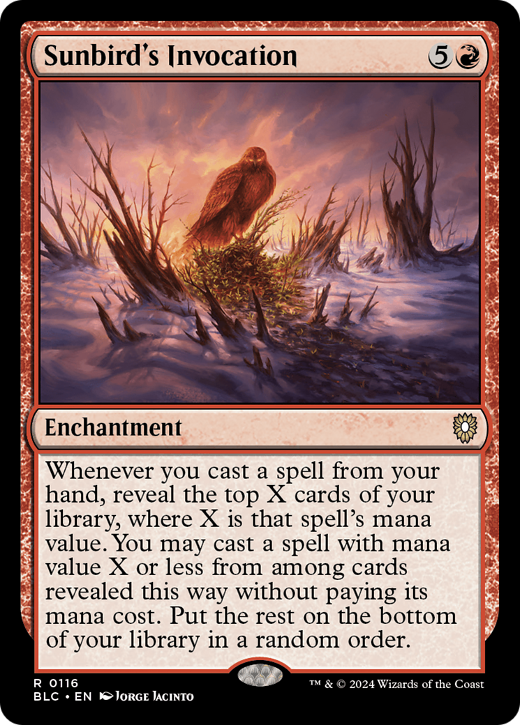Sunbird's Invocation (BLC-116) [Bloomburrow Commander]