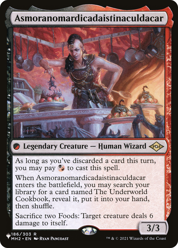 Asmoranomardicadaistinaculdacar (LIST-MH2-186) [The List]
