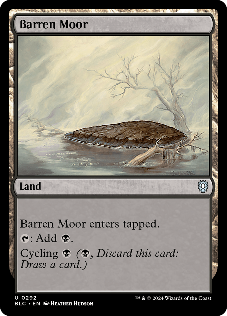 Barren Moor (BLC-292) [Bloomburrow Commander]