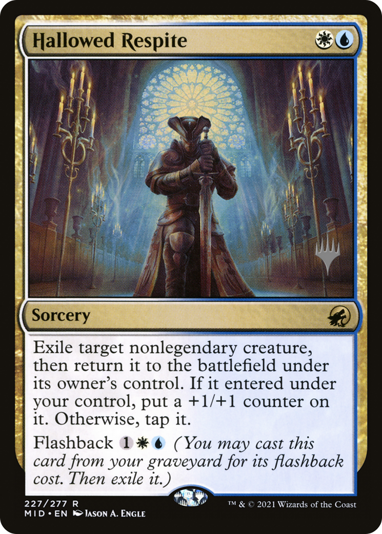 Hallowed Respite (PPMID-227P) [Promo Pack: Innistrad: Midnight Hunt Promos]