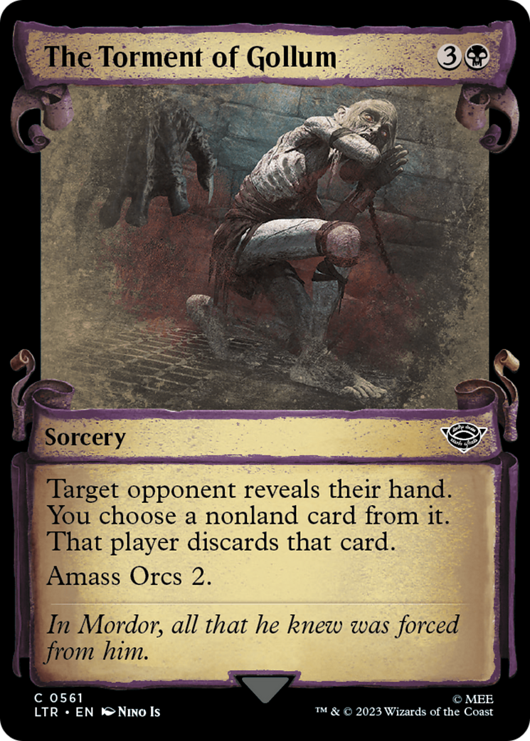 The Torment of Gollum (LTR-561) [The Lord of the Rings: Tales of Middle-earth]: (Showcase)