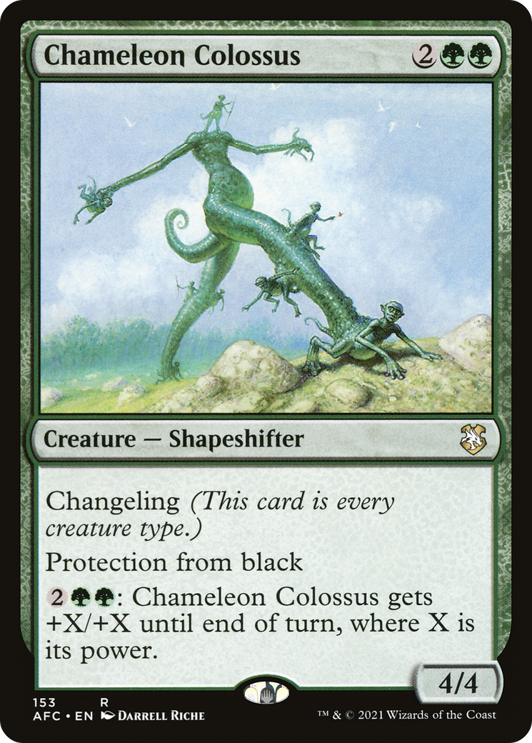 Chameleon Colossus (AFC-153) [Forgotten Realms Commander]