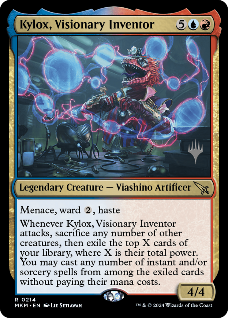 Kylox, Visionary Inventor (PPMKM-214P) [Murders at Karlov Manor Promos]