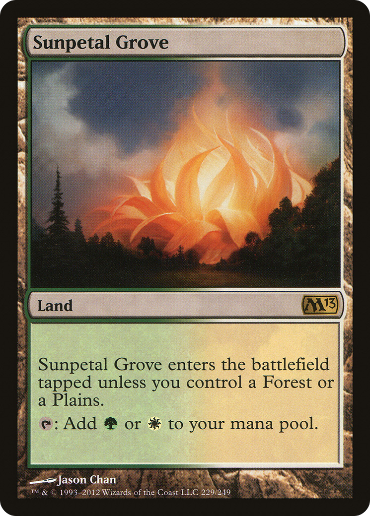 Sunpetal Grove (M13-229) [Magic 2013]