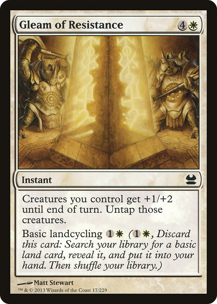 Gleam of Resistance (MMA-017) [Modern Masters]