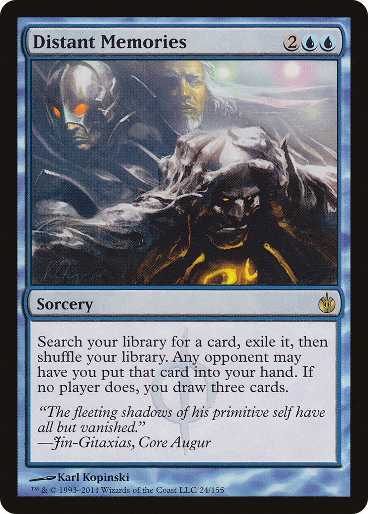 Distant Memories (MBS-024) [Mirrodin Besieged] Foil