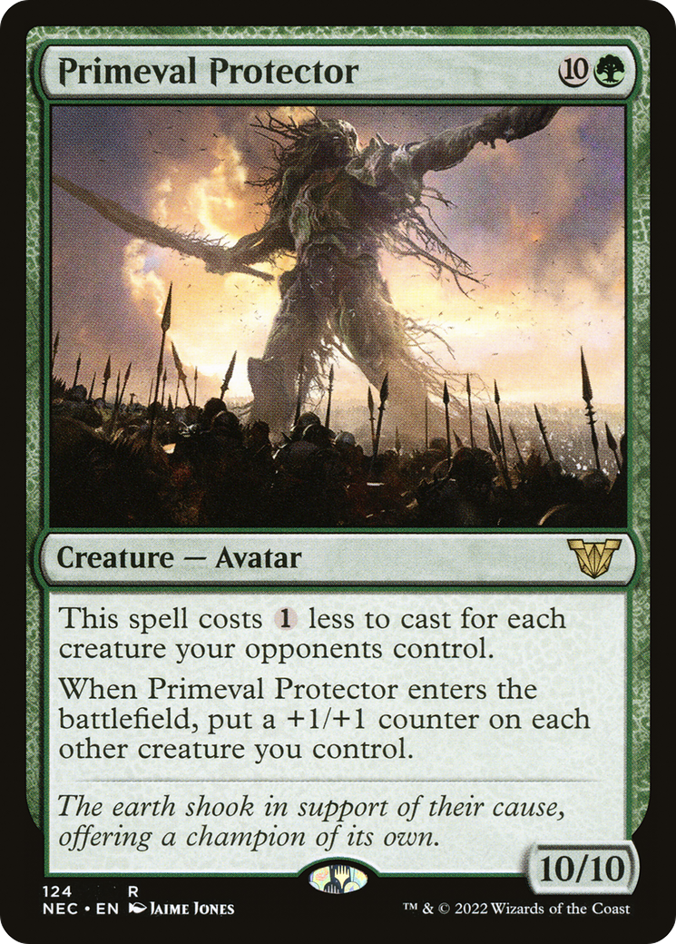 Primeval Protector (NEC-124) [Neon Dynasty Commander]