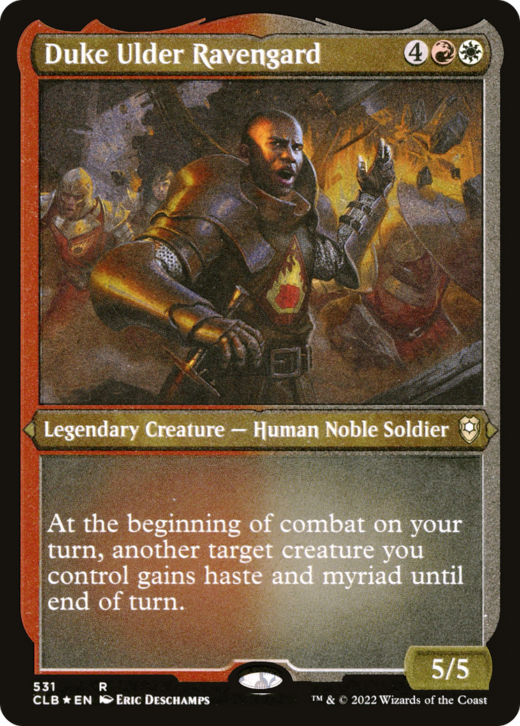 Duke Ulder Ravengard (CLB-531) [Commander Legends: Battle for Baldur's Gate] Etched Foil