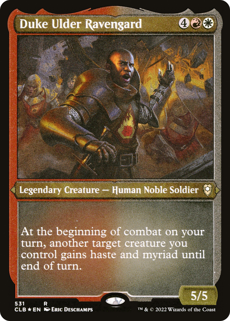 Duke Ulder Ravengard (Foil Etched) (CLB-531) [Commander Legends: Battle for Baldur's Gate] Foil