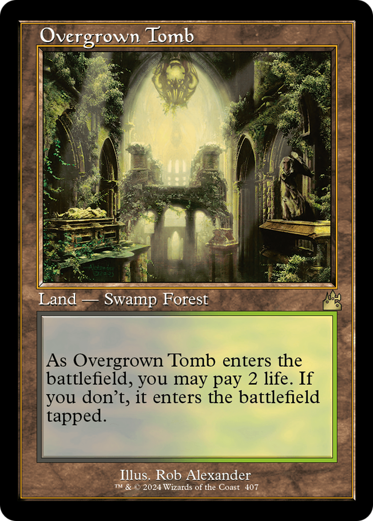 Overgrown Tomb (RVR-407) [Ravnica Remastered]