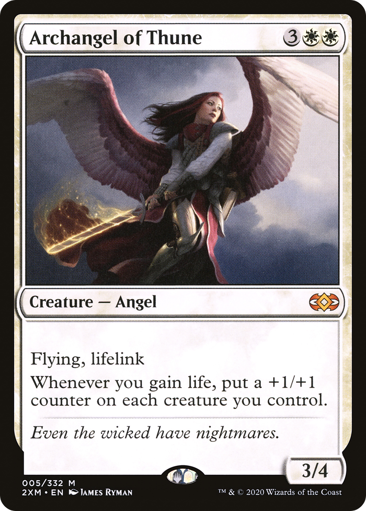 Archangel of Thune (2XM-005) [Double Masters] Foil