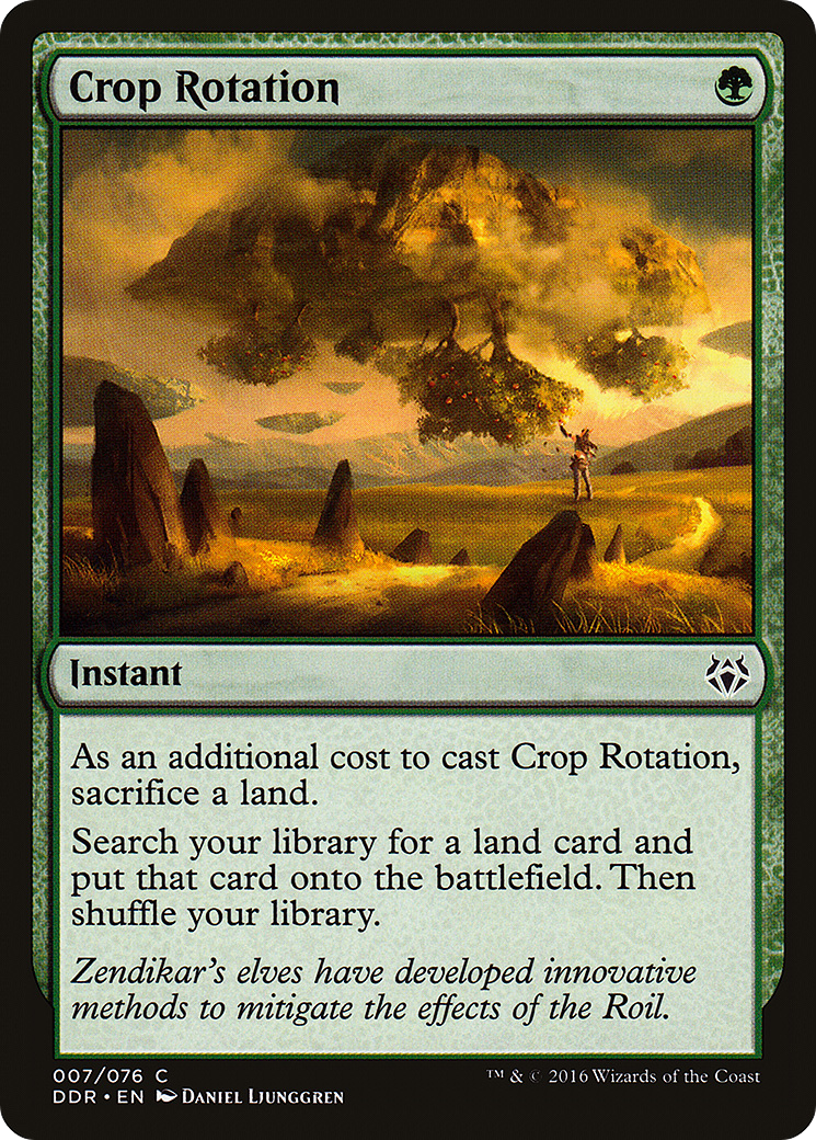 Crop Rotation (DDR-007) [Duel Decks: Nissa vs. Ob Nixilis]