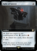 Relic of Sauron (LTC-159) [Tales of Middle-earth Commander]: (Extended Art)