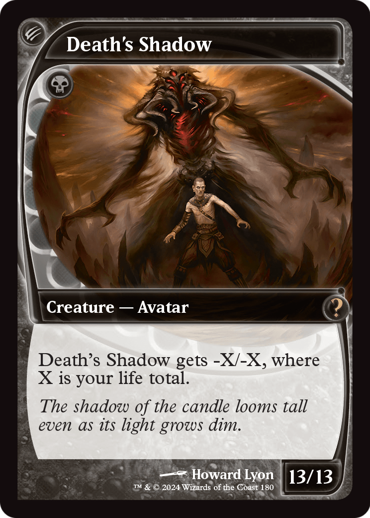Death's Shadow (Future Sight) (MB2-180) [Mystery Booster 2] Foil