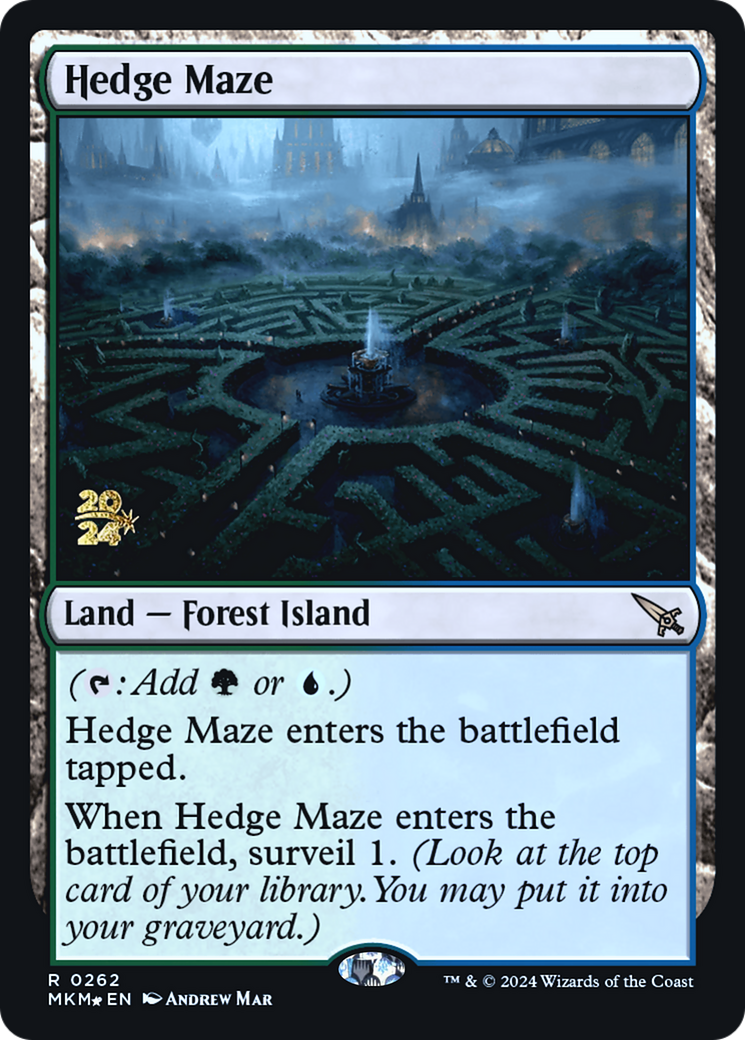 Hedge Maze (PRE-262S) [Murders at Karlov Manor Promos] Foil
