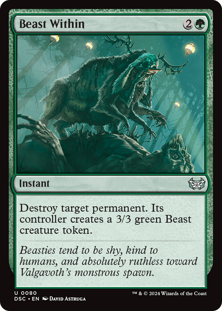 Beast Within (DSC-080) [Duskmourn: House of Horror Commander]