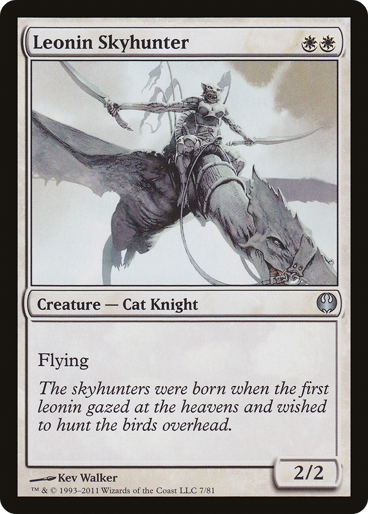 Leonin Skyhunter (DDG-007) [Duel Decks: Knights vs. Dragons]