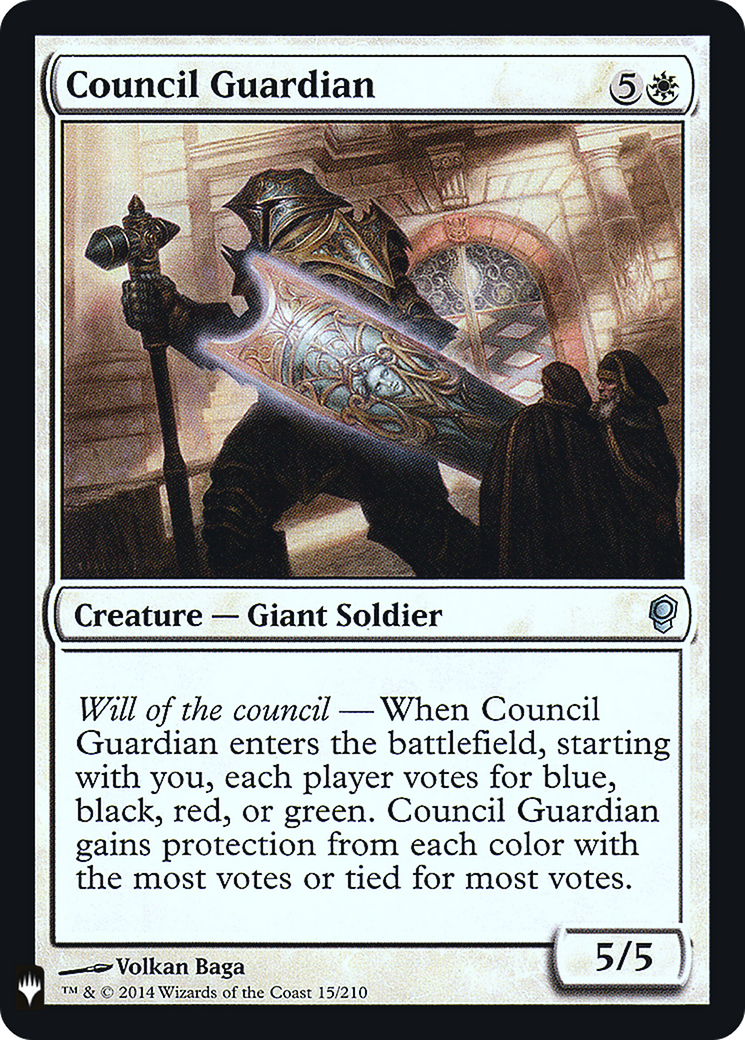 Council Guardian (LIST-CNS-15) [The List] Foil