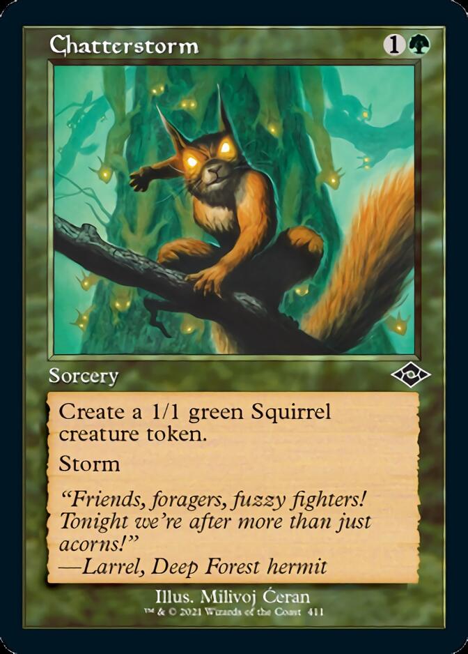 Chatterstorm (MH2-411) [Modern Horizons 2] Foil
