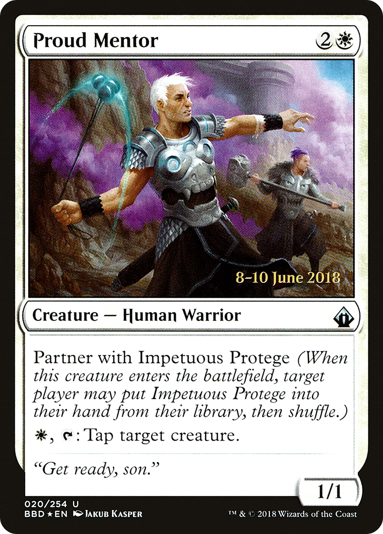 Proud Mentor (LARP-20S) [Battlebond Promos] Foil