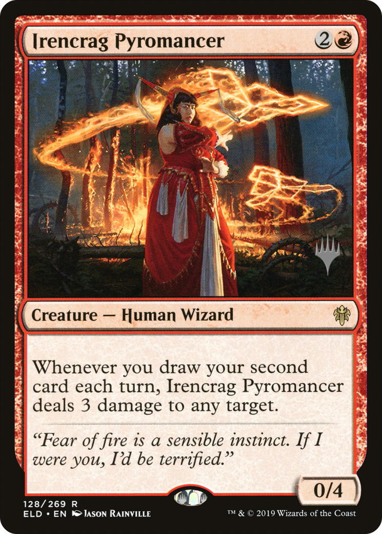 Irencrag Pyromancer (PPELD-128P) [Throne of Eldraine Promos]