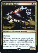 Labyrinth Raptor (PRE-193S) [Ikoria: Lair of Behemoths Promos] Foil