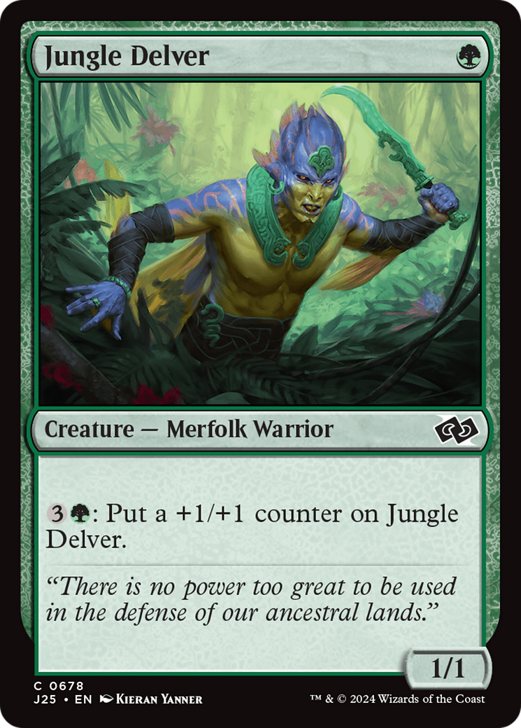 Jungle Delver (J25-678) [Foundations Jumpstart]