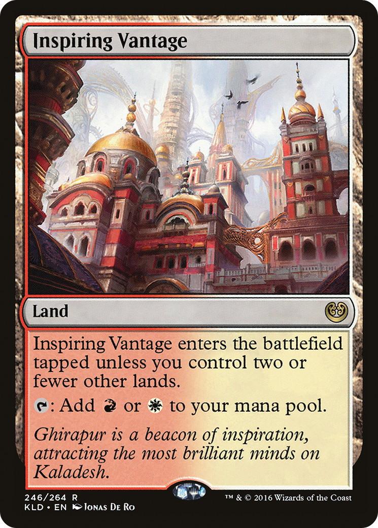 Inspiring Vantage (KLD-246) [Kaladesh] Foil