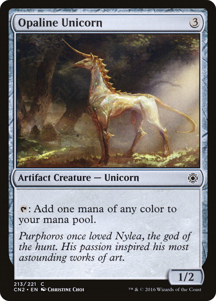 Opaline Unicorn (CN2-213) [Conspiracy: Take the Crown]