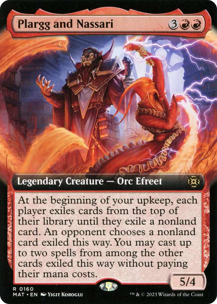 Plargg and Nassari (MAT-160) [March of the Machine: The Aftermath]: (Extended Art) Foil