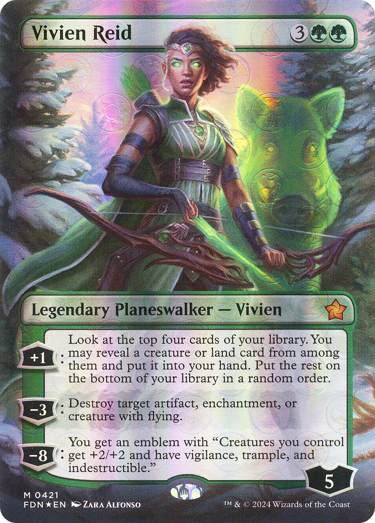 Vivien Reid (FDN-421) [Foundations] (Borderless) Foil