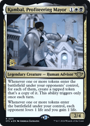 Kambal, Profiteering Mayor (PRE-211S) [Outlaws of Thunder Junction Promos] Foil
