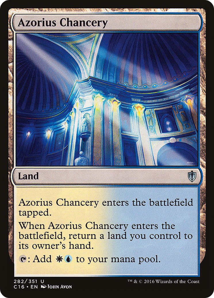 Azorius Chancery (C16-282) [Commander 2016]