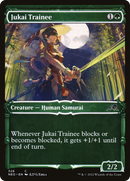 Jukai Trainee (Showcase) (NEO-326) [Kamigawa: Neon Dynasty] Foil
